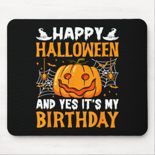 Frohes Halloween Und Ja Es Ist Mein Geburtstag Hal Mousepad