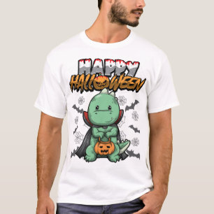 Frohes Halloween verkleideter Drache T-Shirt