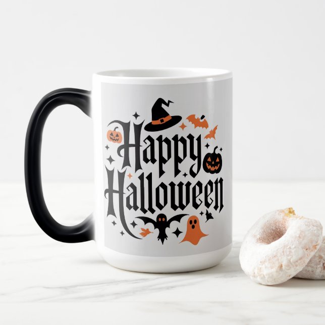 FROHES HALLOWEEN VERWANDLUNGSTASSE (Mit Donut)