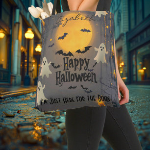 Frohes Halloween – Vollmond, süße Geister & Grusel Tasche