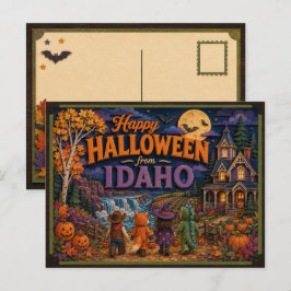 Frohes Halloween von Idaho-Kids Postkarte