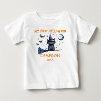 Frohes Halloween Wasserfarbe Baby T-shirt