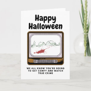 Frohes Halloween Wir wissen, dass ihr wahre Verbre Karte