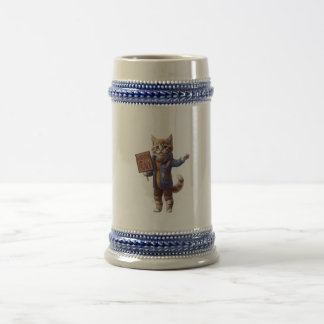 Frohes Herbst euch allen, edle Schankkatze Stein Bierglas