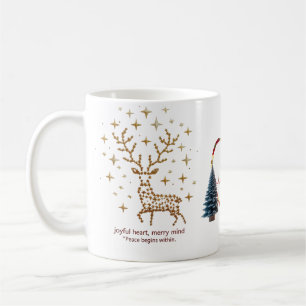 Frohes Herz Fröhlicher Geist Weihnachtsbecher   Mi Kaffeetasse