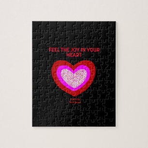 Frohes Herz-Puzzlespiel 20,3 cm x 25,4 cm