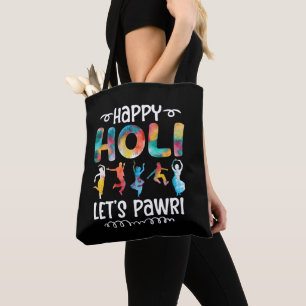 Frohes Holi, lasst uns Pawri Hindu Holi-Fest-Gesch Tasche