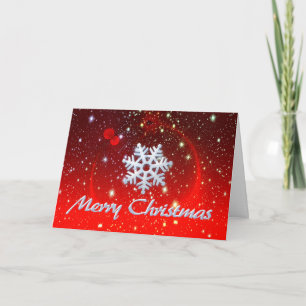 Frohes Icecrystal Snowflake Weihnachten