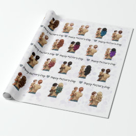 Frohes Mama Watercolor am Muttertag Geschenkpapier