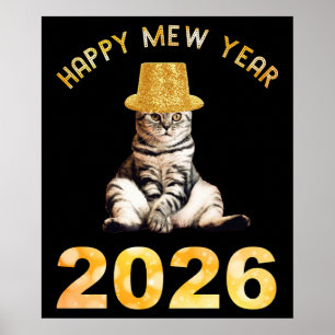 Frohes Mew Jahr 2026 Poster