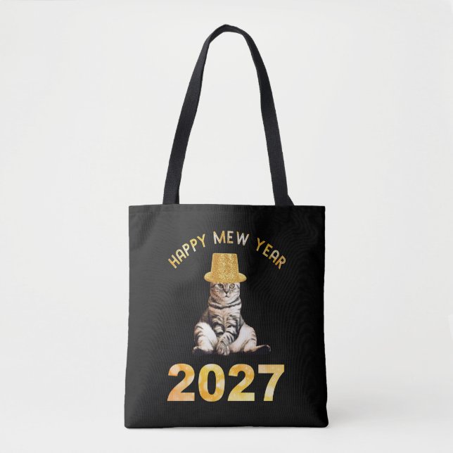 Frohes Mew Jahr 2027 Tasche (Vorderseite)