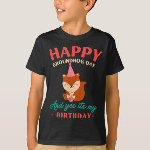 Frohes Murmeltiertag Geburtstag Murmeltier-Freunde T-Shirt