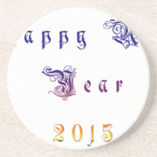 Frohes Neues Jahr 2015 Hakuna Matata wünsche.png Getränkeuntersetzer