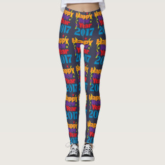 Frohes neues Jahr 2017 Leggings