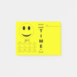 Frohes neues Jahr 2017 Motivierend Kalender Post-it Klebezettel