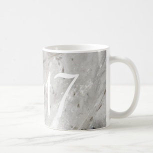 Frohes neues Jahr 2017 Quarz Kristallfotografie Kaffeetasse