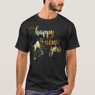 Frohes neues Jahr 2018 Beste Wünsche Neubeginn T-Shirt