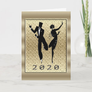 Frohes neues Jahr 2020 Karte