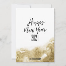 Frohes neues Jahr 2021 | Festivals Gold Abstrakt