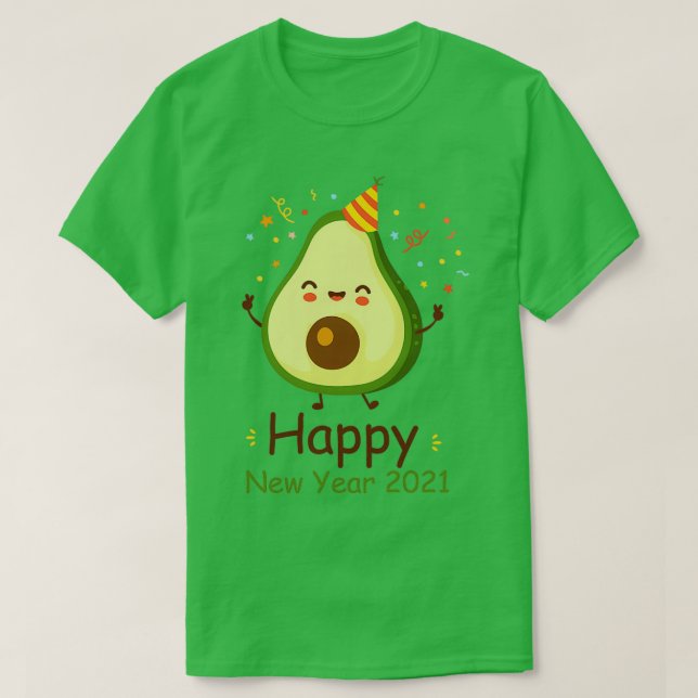Frohes neues Jahr 2021 T-Shirt (Design vorne)