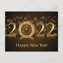 Frohes neues Jahr 2022 Postkarte