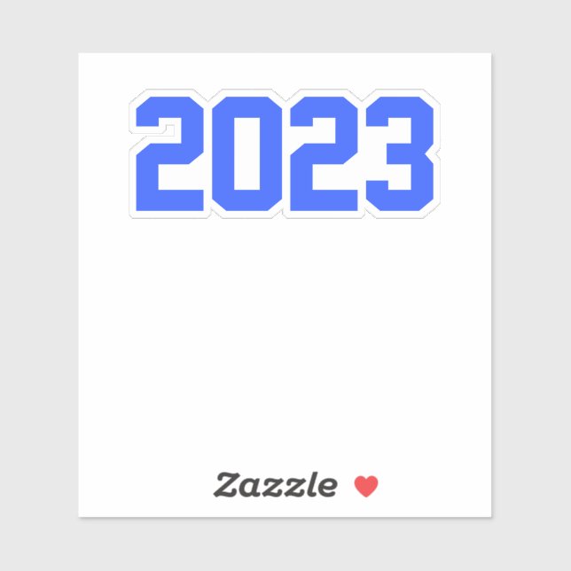 Frohes neues Jahr 2023 - Neues Jahr 2023 Aufkleber (Blatt)
