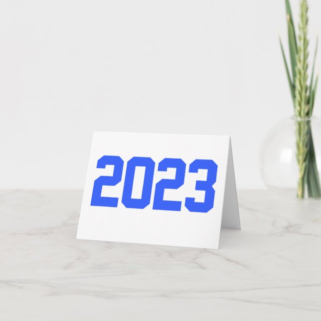 Frohes neues Jahr 2023 - Neues Jahr 2023 Dankeskarte (Vorderseite)