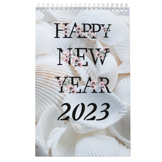 Frohes neues Jahr 2023, Tiere Kalender (Titelbild)