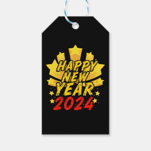 Frohes neues Jahr 2024  Geschenkanhänger