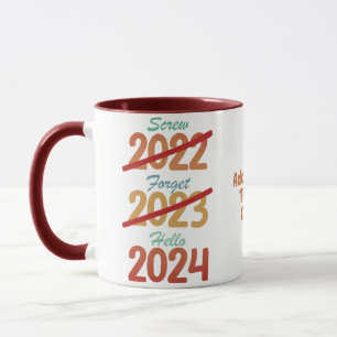 Frohes Neues Jahr 2024 NYE 2024 New Years Party Tasse