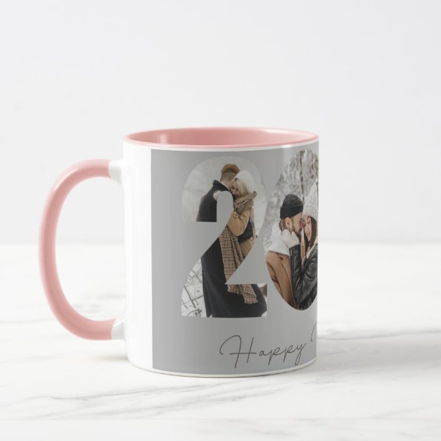 Frohes neues Jahr 2025 Tasse (Links)