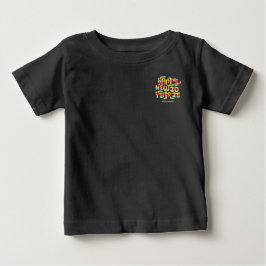 Frohes neues Jahr 2025 Trendy Personalisiert Baby T-shirt