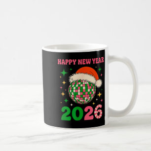 Frohes Neues Jahr 2026-2026 - Disco-Kugel Kaffeetasse