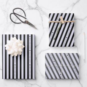 Frohes Neues Jahr 2026 Elegantes Geschenkpapier Set