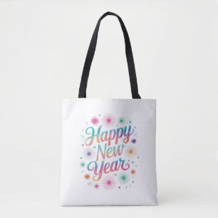 Frohes Neues Jahr 2026 Feuerwerk Essential Tasche