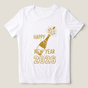 Frohes neues Jahr 2026 Glitter Sweatshirts für Fra