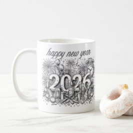 Frohes neues Jahr 2026 Kaffeetasse