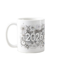 Frohes neues Jahr 2026 Kaffeetasse