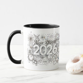 Frohes neues Jahr 2026 Kaffeetasse