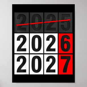 Frohes neues Jahr 2026 kommt bald 2027 67 Meme Sec Poster