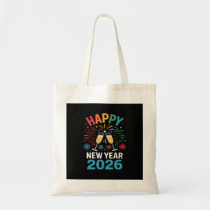 Frohes Neues Jahr 2026 Party Lustiger Silvester 20 Tragetasche