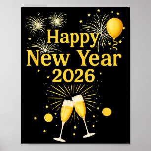 Frohes Neues Jahr 2026  Poster