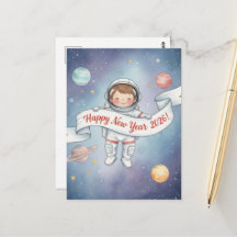 FROHES NEUES JAHR 2026 Postkarte