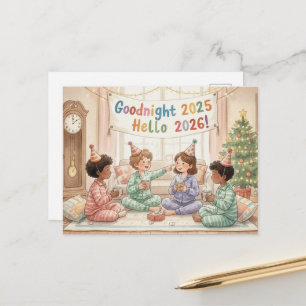 FROHES NEUES JAHR 2026 Postkarte