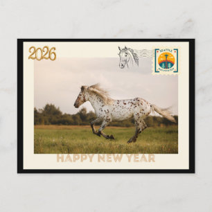 Frohes Neues Jahr 2026 Postkarte