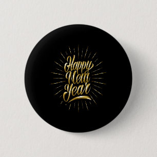 Frohes Neues Jahr 2026 Silvester Button