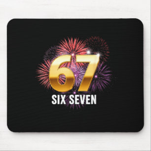 Frohes Neues Jahr 2026 Silvesterparty 67 Sechs Sie Mousepad