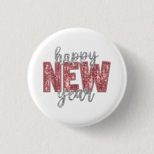 Frohes Neues Jahr 2026 Silvesterparty Countdown Button