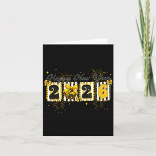 Frohes Neues Jahr 2026 Silvesterparty Freunde Fami Karte