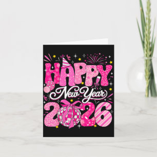 Frohes Neues Jahr 2026 Silvesterparty Nye Familien Dankeskarte